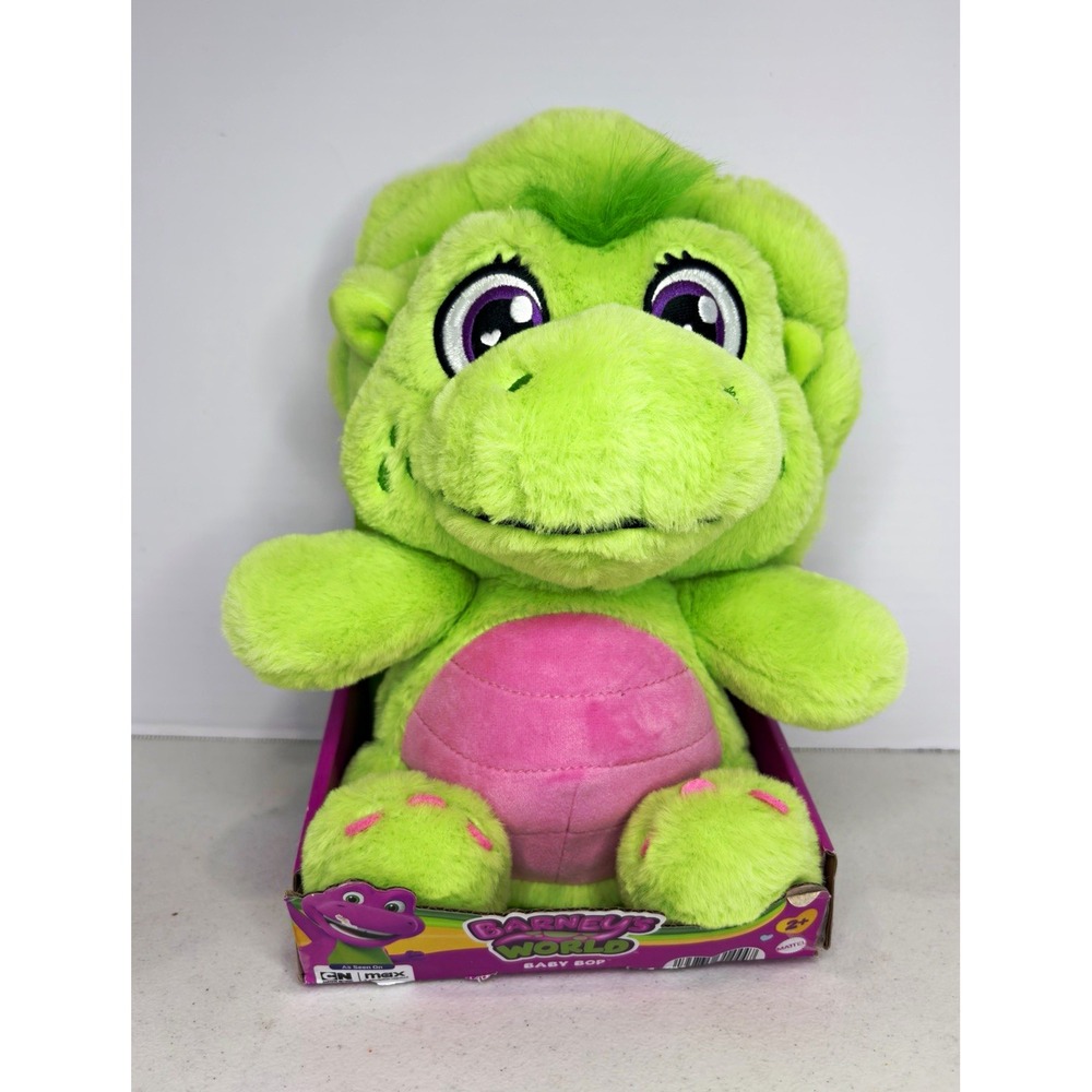 Barney's World Baby Bop Plush Mattel 2024 Green Dinosaur Stuffed Toy